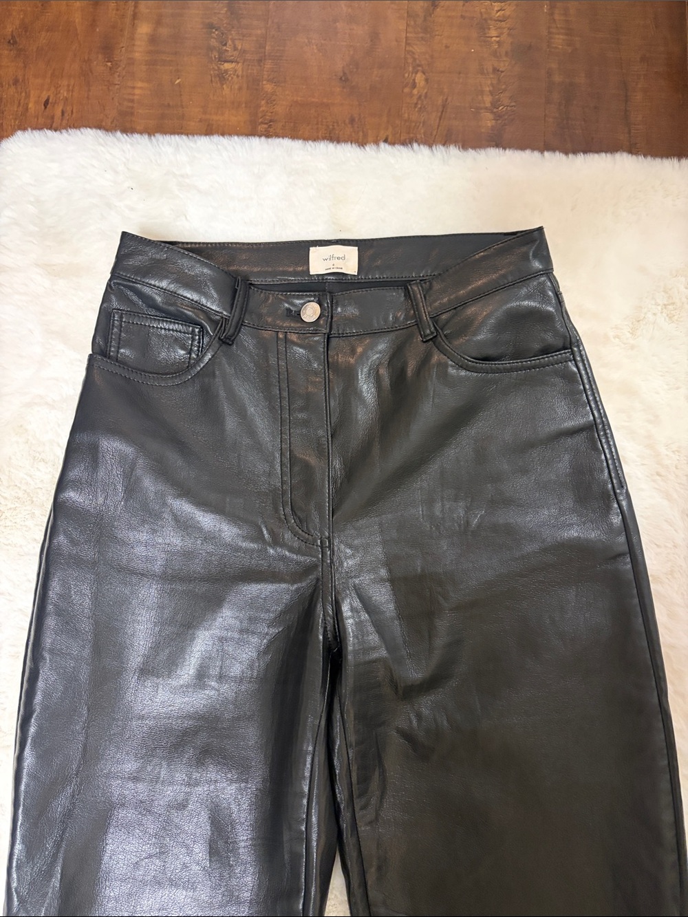 Aritzia Wilfred leather pants (Melina)